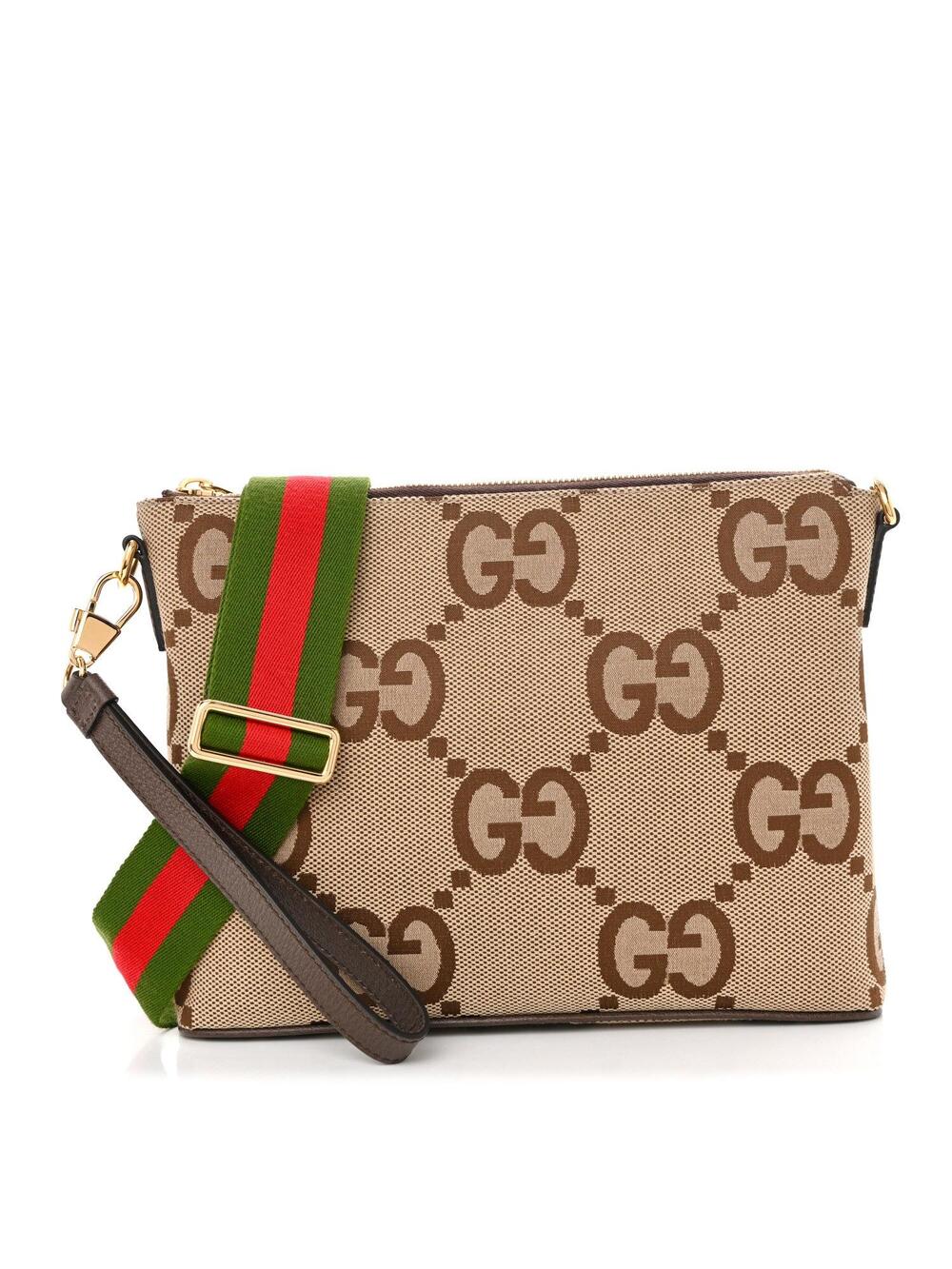Gucci Jumbo Gg Textured Dollar Calfskin #323662G14B